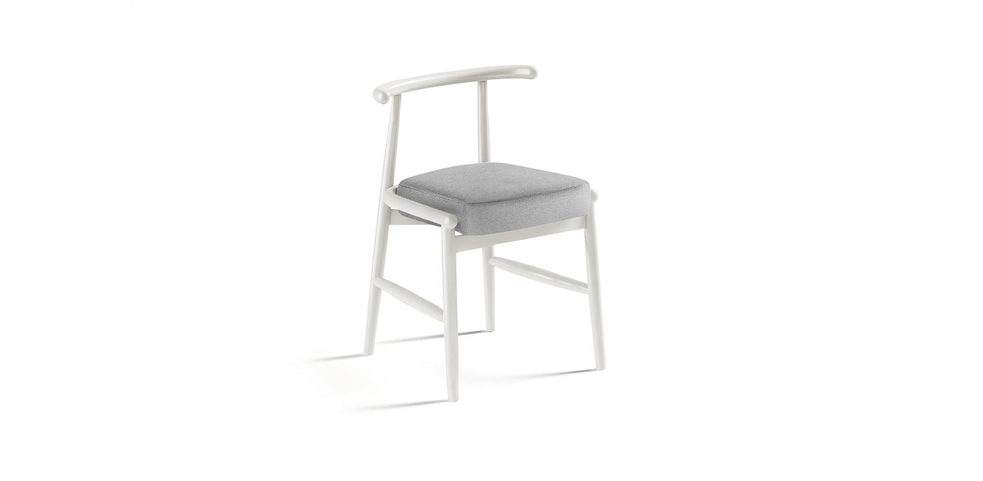 Milo Lacquered Linen Dining Chair