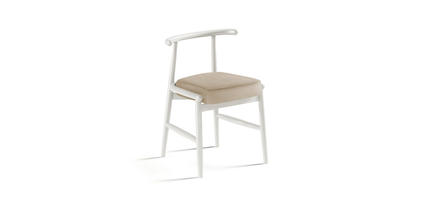 Milo Lacquered Linen Dining Chair