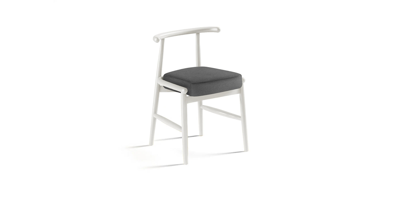 Milo Lacquered Linen Dining Chair