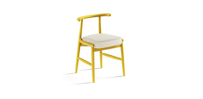 Milo Lacquered Linen Dining Chair