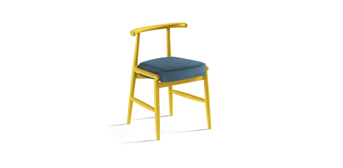 Milo Lacquered Linen Dining Chair