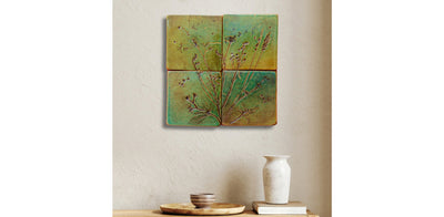 Clay Blooms Wall Panel