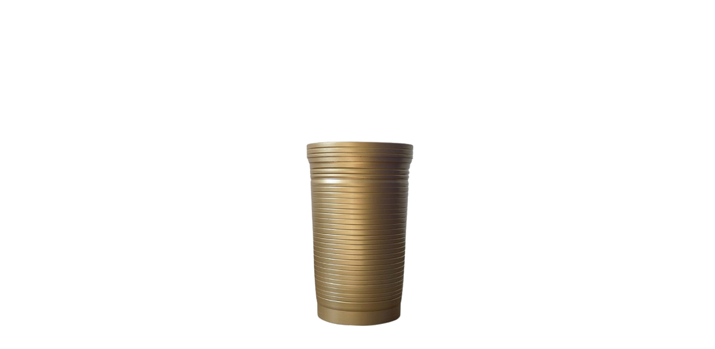 Ribbed Ritual Vase