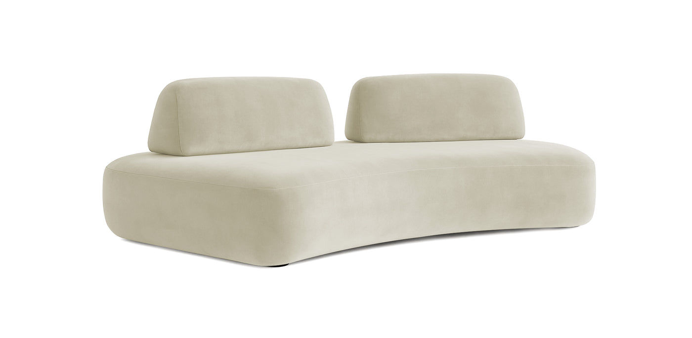Floop Velvet 2 Seater Sofa