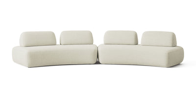 Floop Linen Dual 2 Seater Sofa