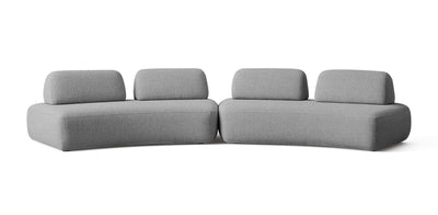 Floop Linen Dual 2 Seater Sofa