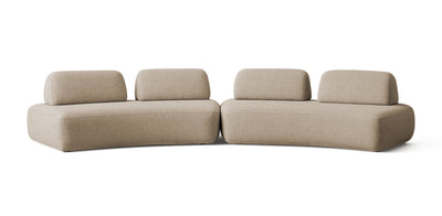 Floop Linen Dual 2 Seater Sofa