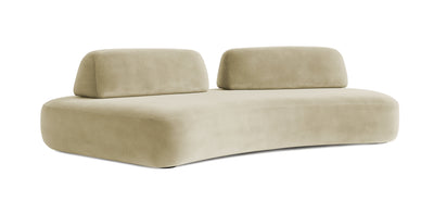 Floop Velvet 3 Seater Sofa