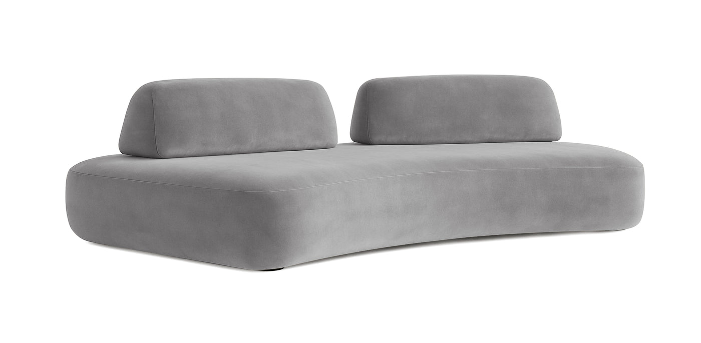 Floop Velvet 3 Seater Sofa