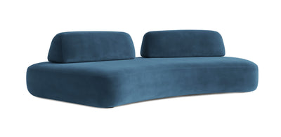 Floop Velvet 3 Seater Sofa