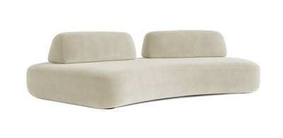 Floop Velvet 3 Seater Sofa