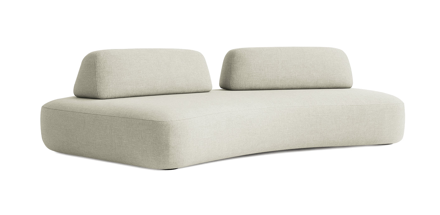 Floop Linen 3 Seater Sofa