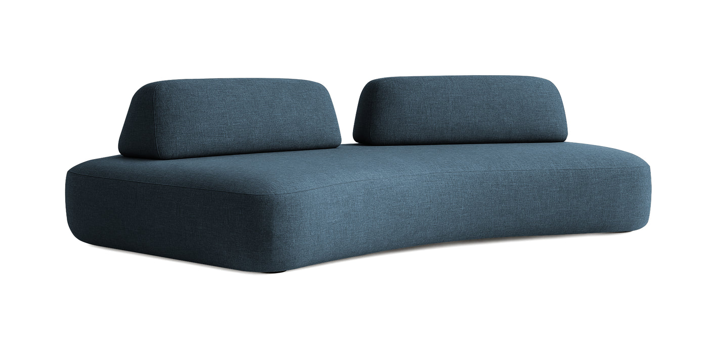 Floop Linen 3 Seater Sofa