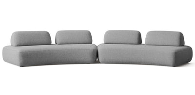 Floop Linen Dual 3 Seater Sofa