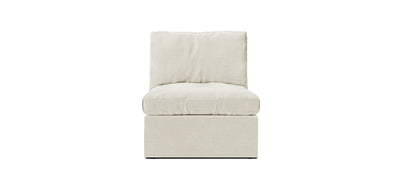 Friday Small Linen Armless Chair