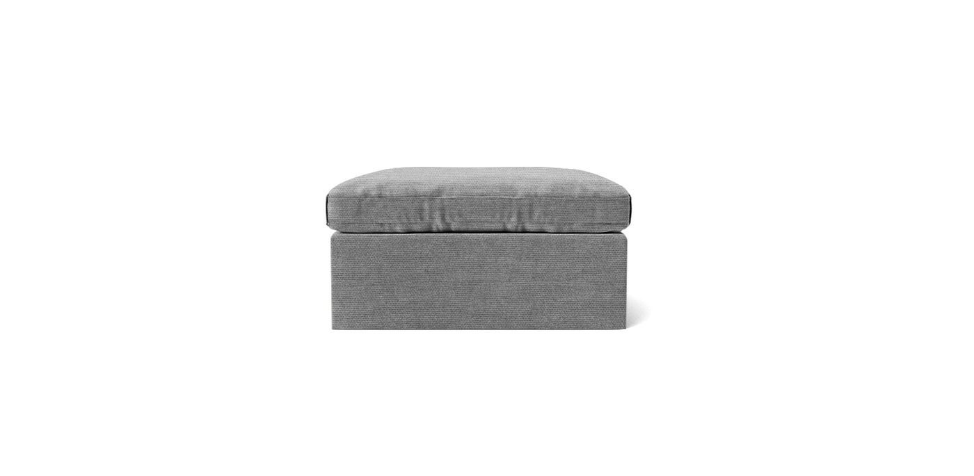 Friday Small Linen Pouf