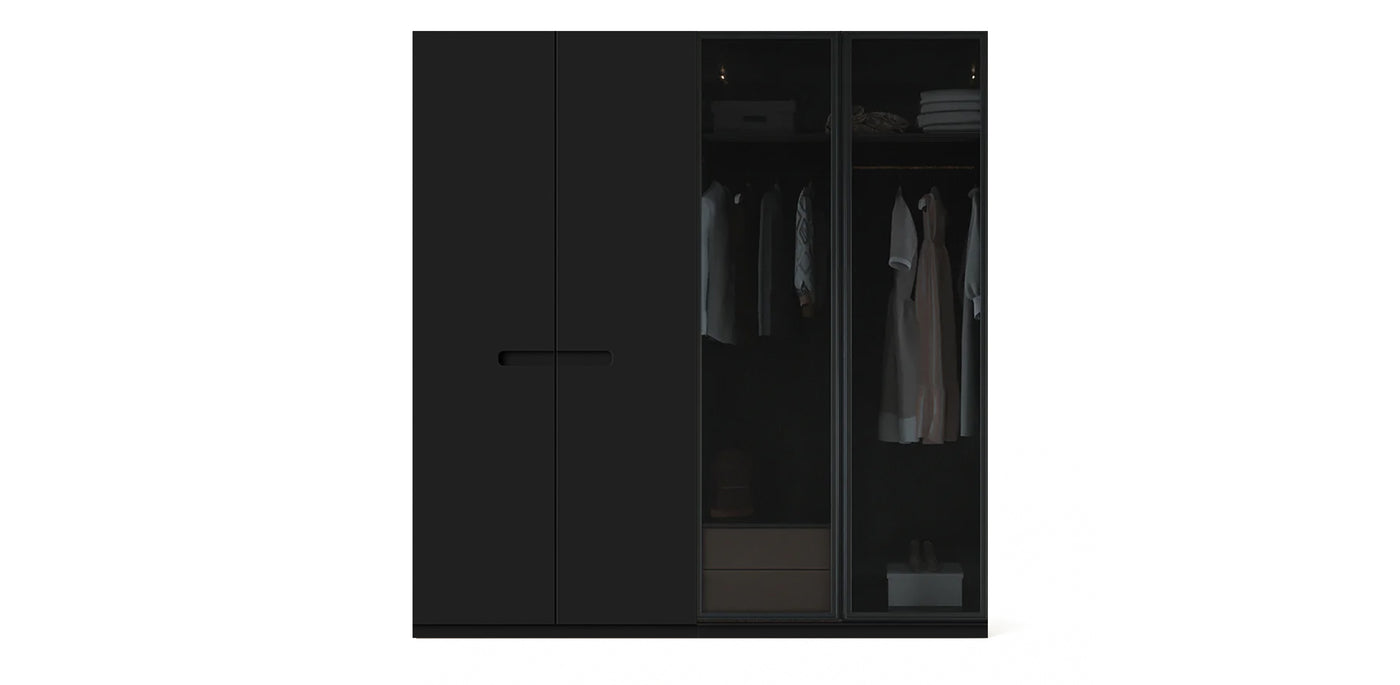 Gloam Due Glass / Lacquered Wardrobe