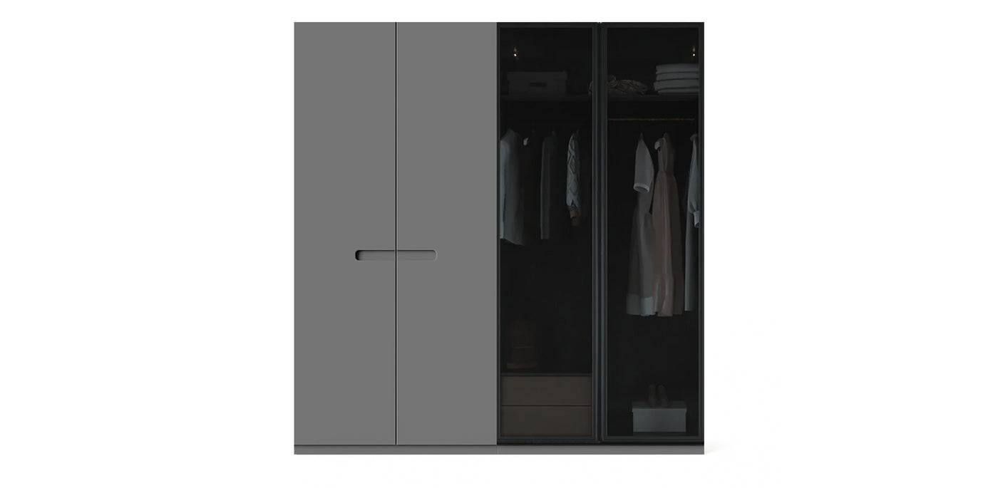 Gloam Due Glass / Lacquered Wardrobe