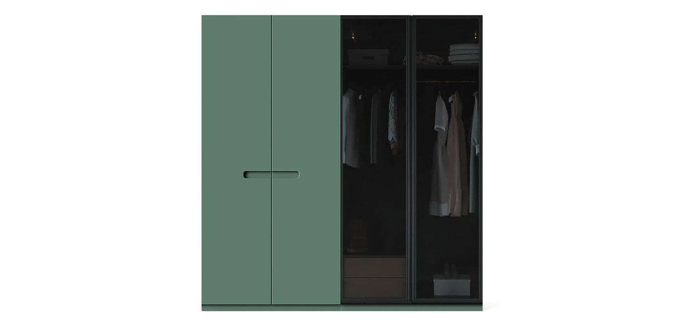 Gloam Due Glass / Lacquered Wardrobe