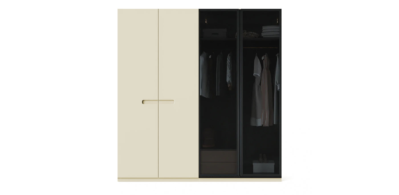 Gloam Due Glass / Lacquered Wardrobe