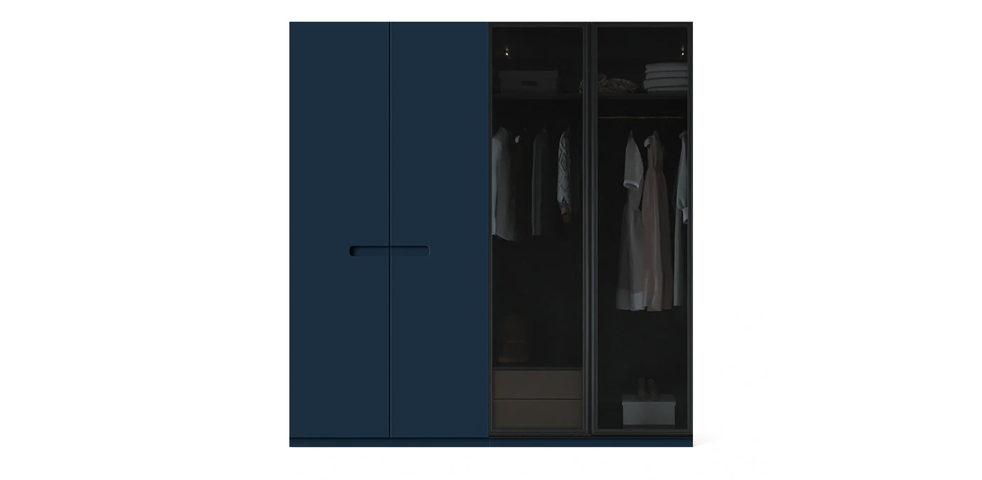 Gloam Due Glass / Lacquered Wardrobe