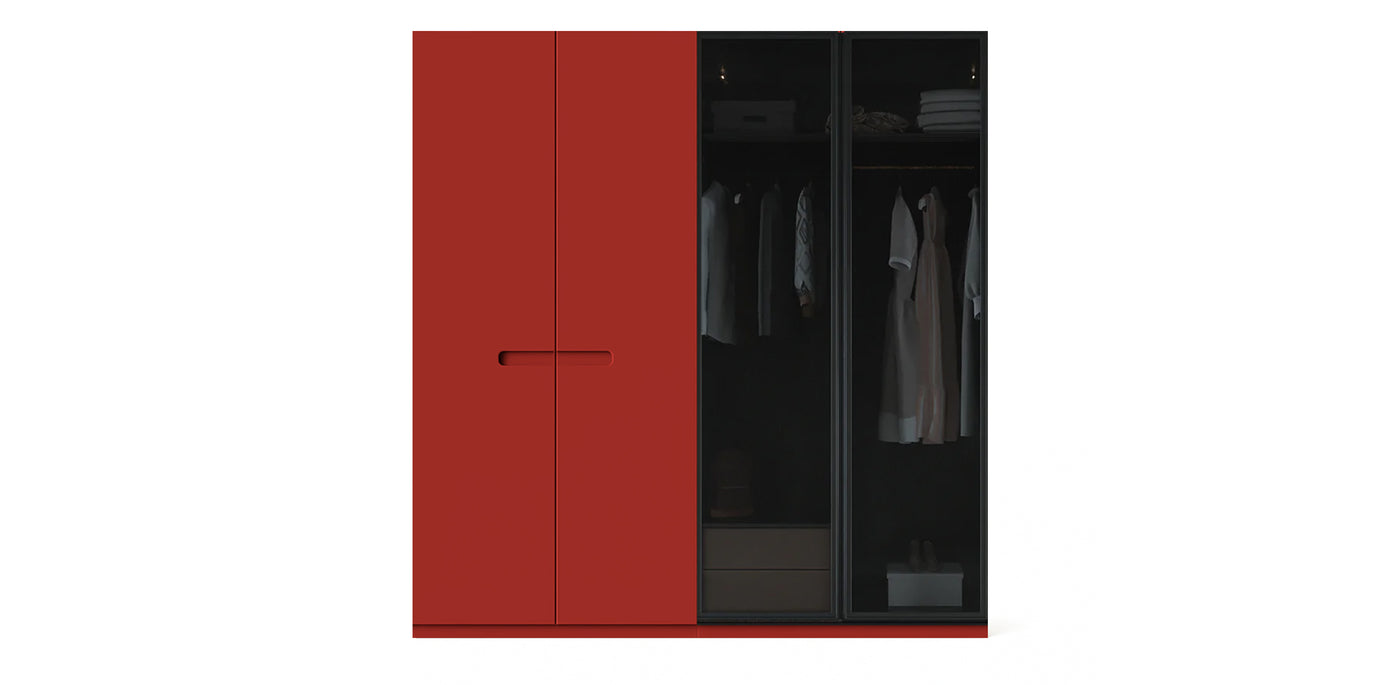 Gloam Due Glass / Lacquered Wardrobe