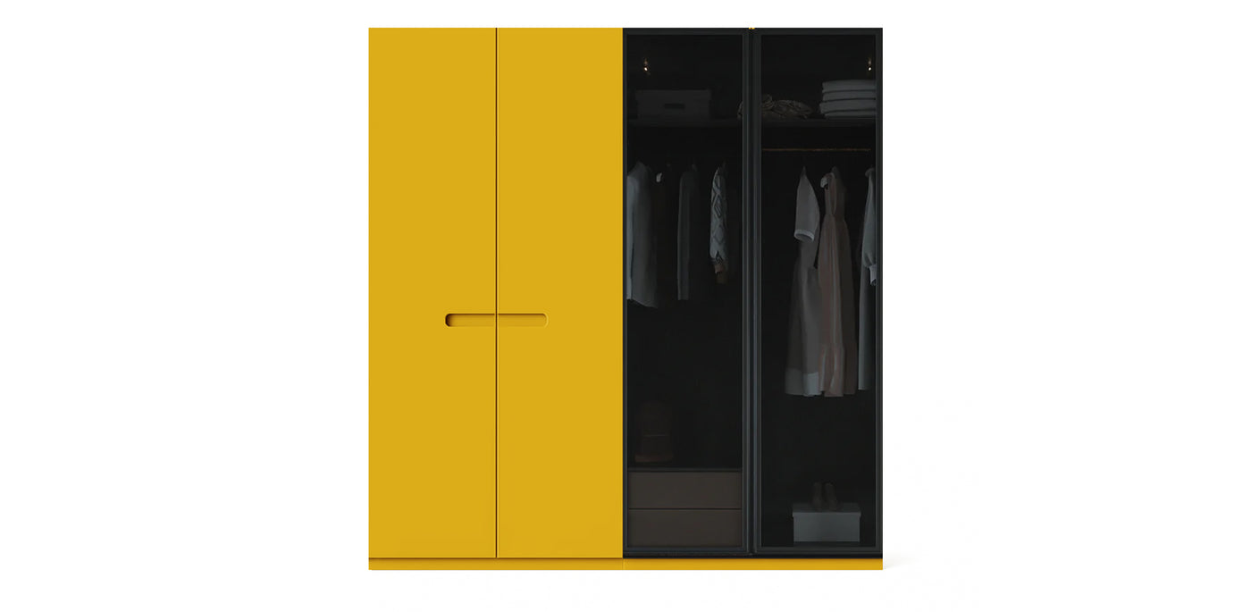 Gloam Due Glass / Lacquered Wardrobe