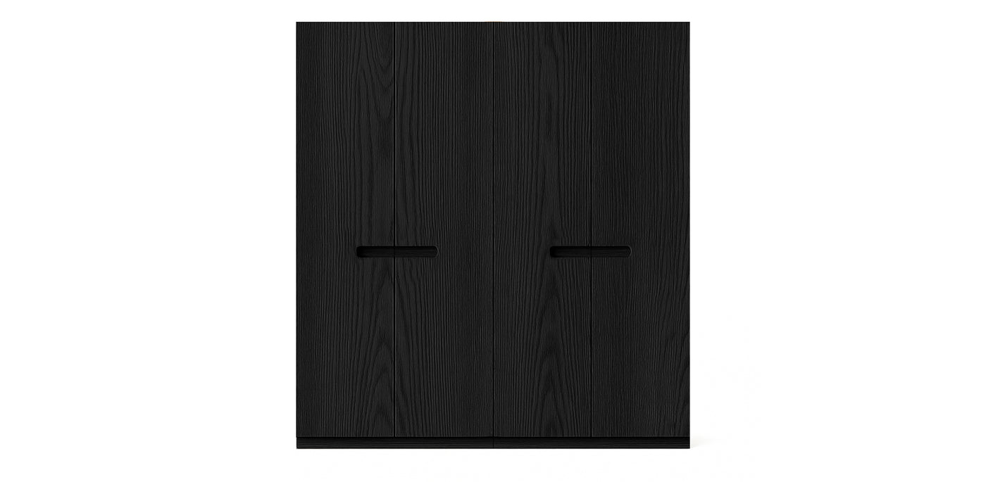 Gloam Due Natural Veneer Wardrobe
