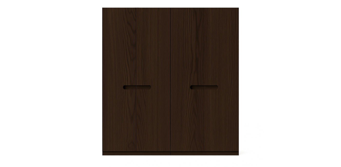 Gloam Due Natural Veneer Wardrobe