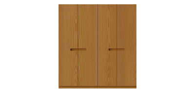 Gloam Due Natural Veneer Wardrobe
