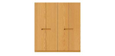 Gloam Due Natural Veneer Wardrobe