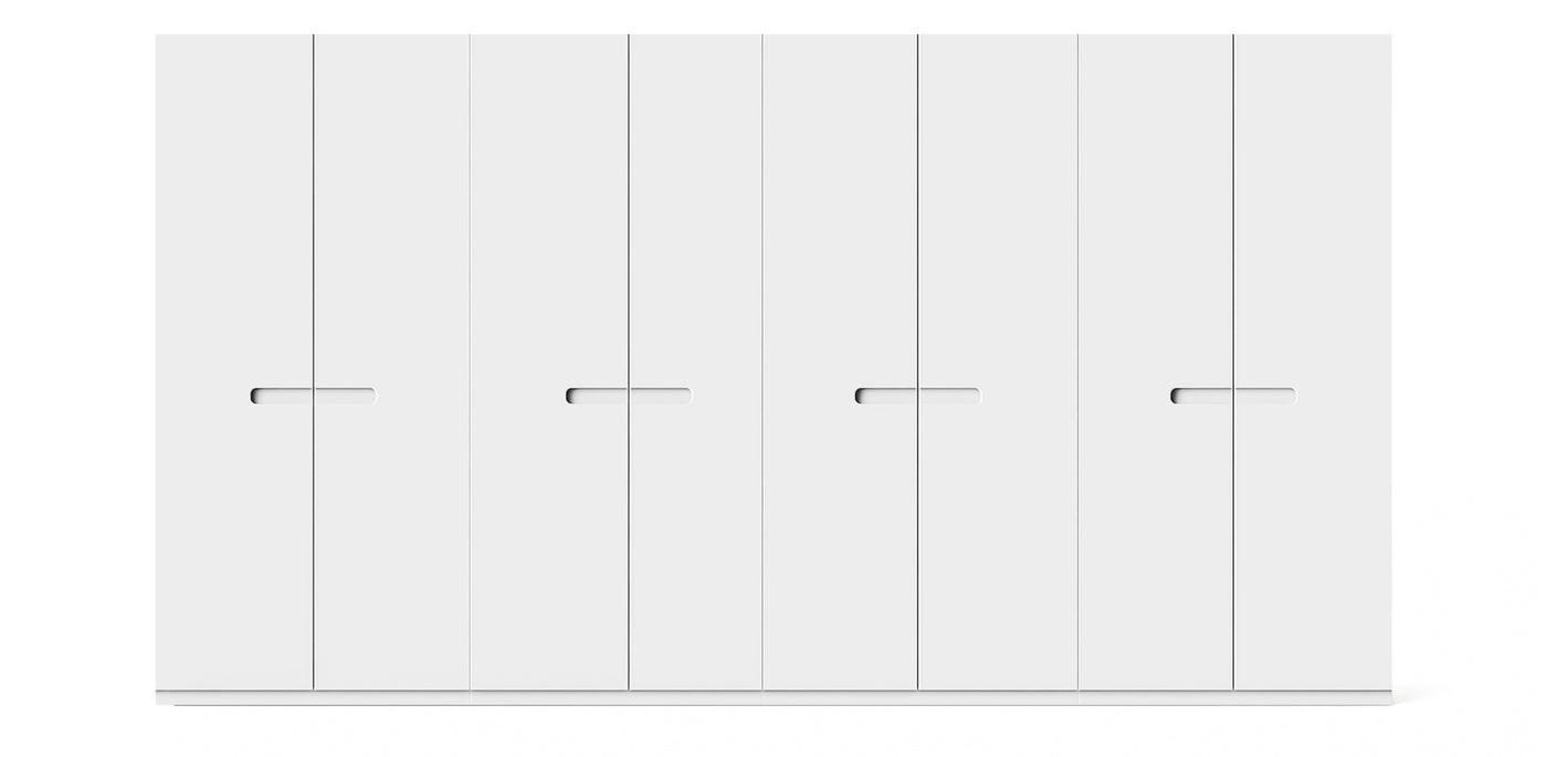 Gloam Quad Lacquered Wardrobe