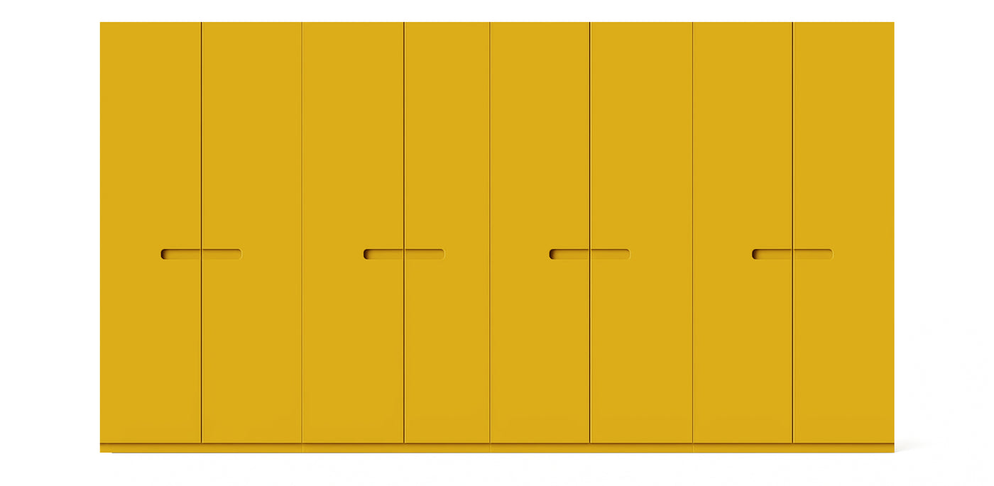 Gloam Quad Lacquered Wardrobe