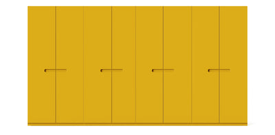 Gloam Quad Lacquered Wardrobe