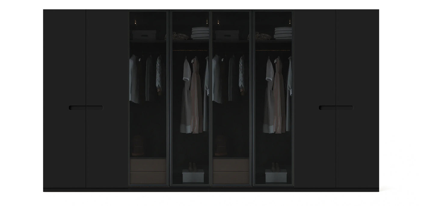 Gloam Quad Glass / Lacquered Wardrobe