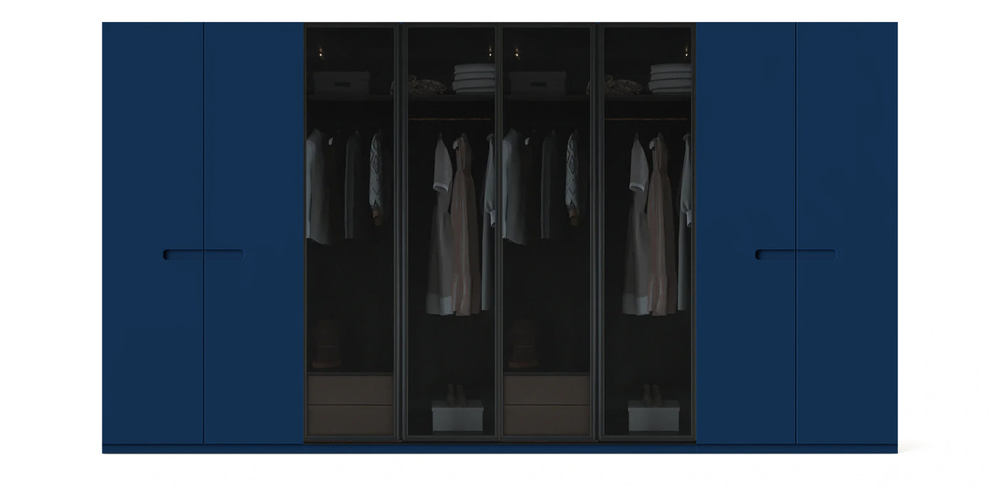 Gloam Quad Glass / Lacquered Wardrobe