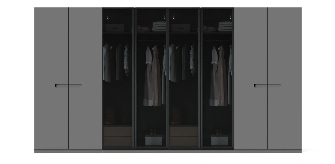 Gloam Quad Glass / Lacquered Wardrobe