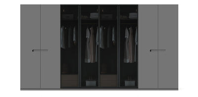 Gloam Quad Glass / Lacquered Wardrobe