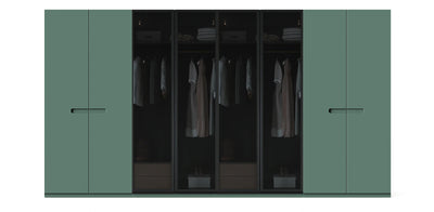 Gloam Quad Glass / Lacquered Wardrobe