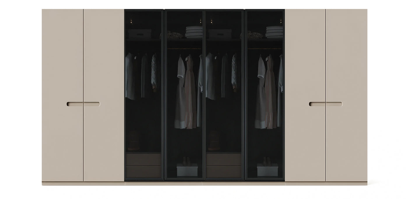 Gloam Quad Glass / Lacquered Wardrobe