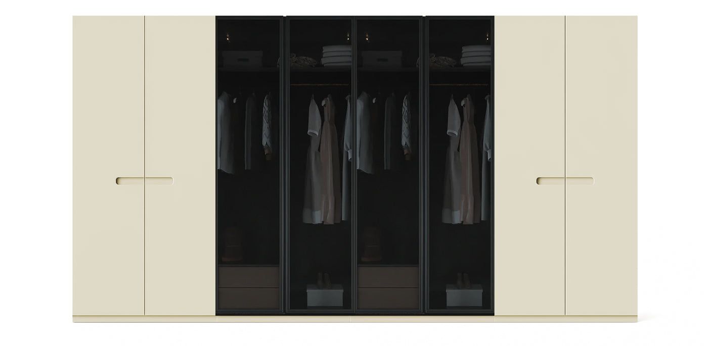 Gloam Quad Glass / Lacquered Wardrobe