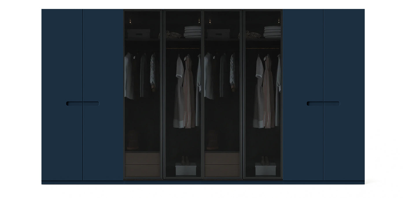 Gloam Quad Glass / Lacquered Wardrobe