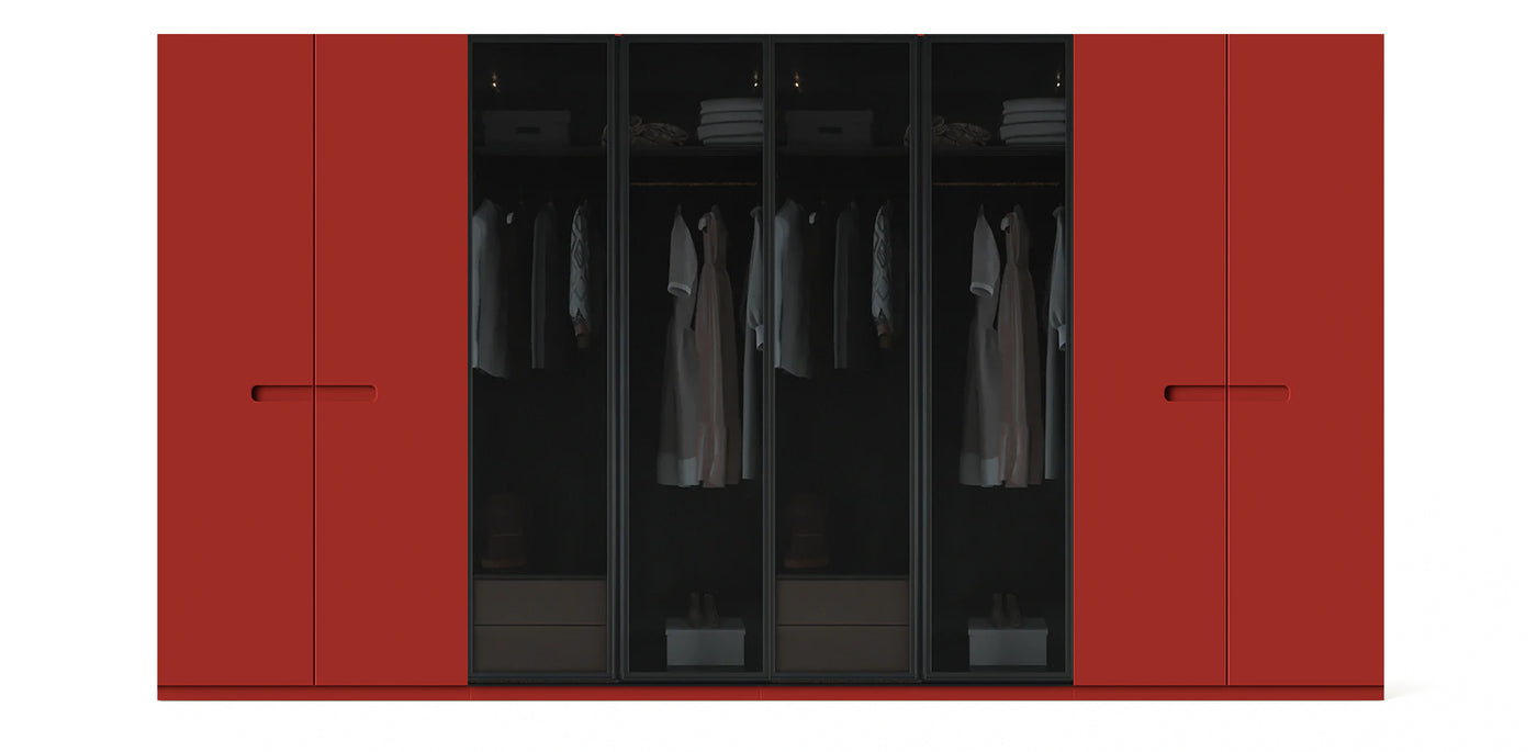 Gloam Quad Glass / Lacquered Wardrobe