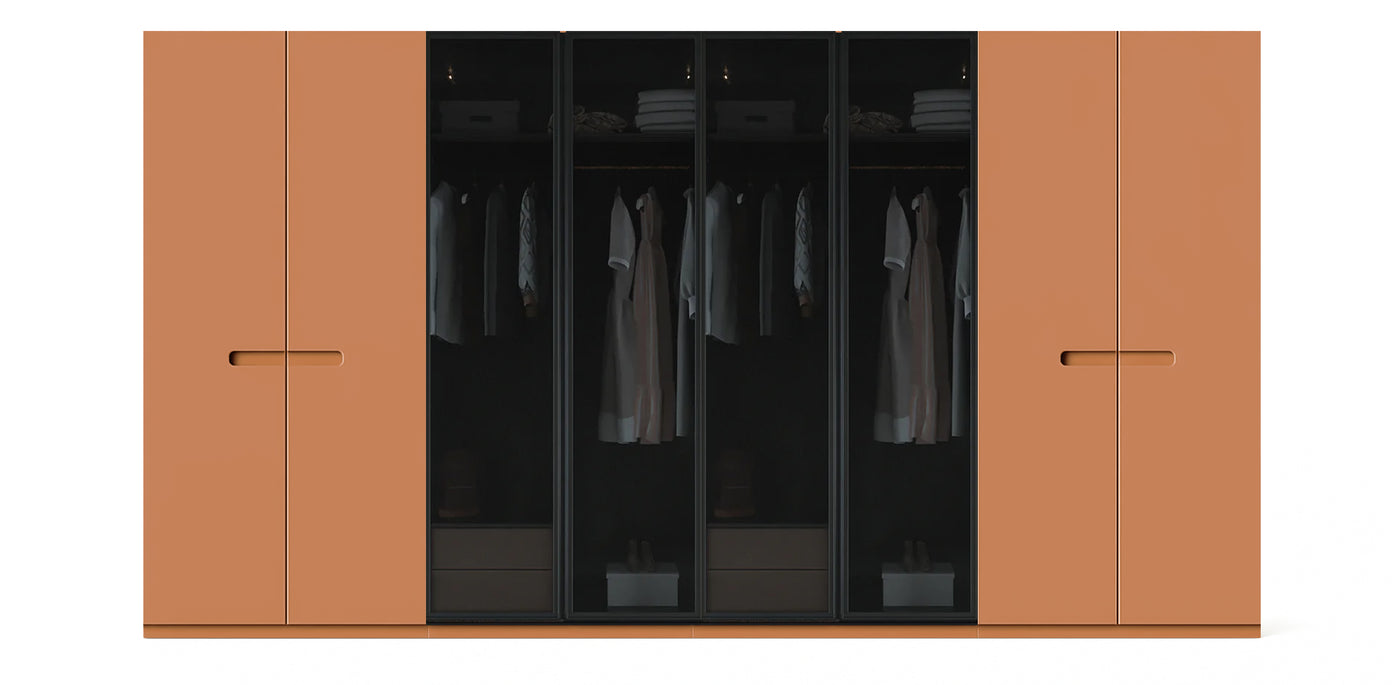Gloam Quad Glass / Lacquered Wardrobe