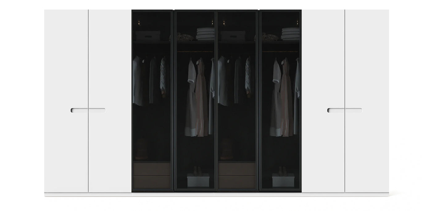 Gloam Quad Glass / Lacquered Wardrobe