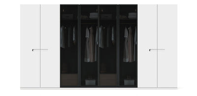 Gloam Quad Glass / Lacquered Wardrobe