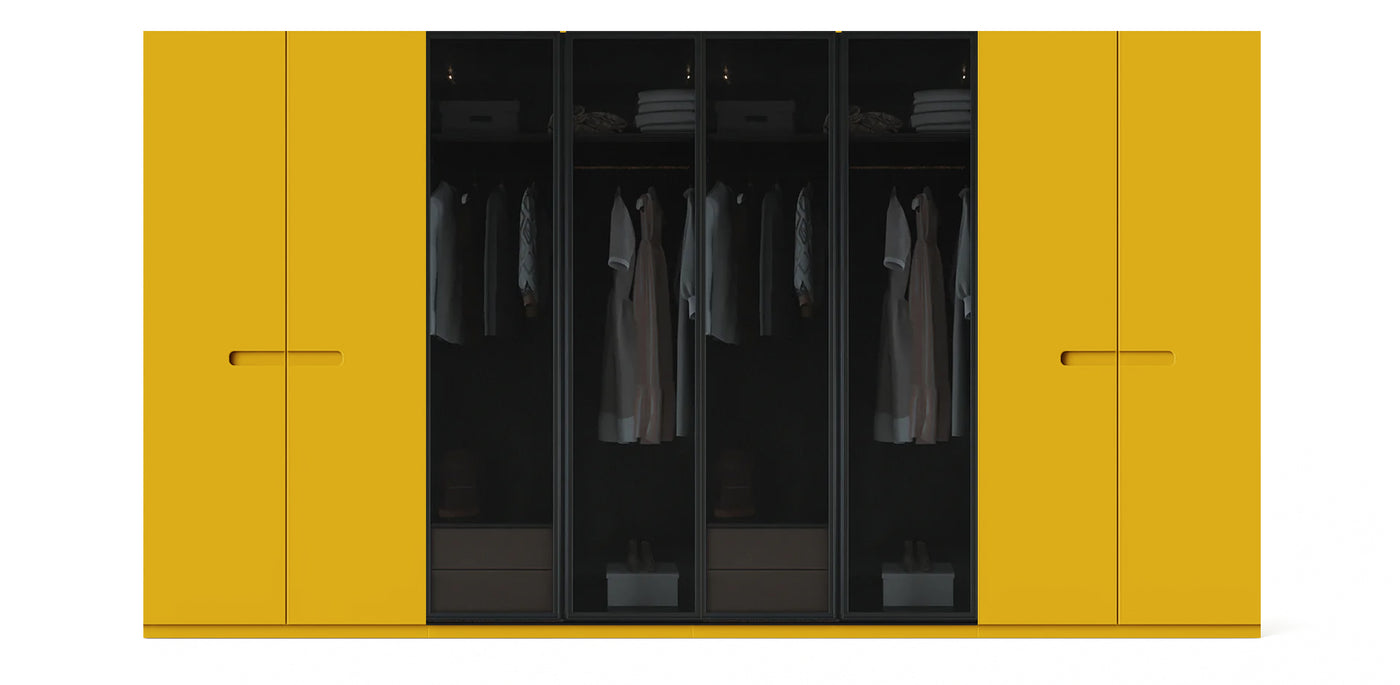 Gloam Quad Glass / Lacquered Wardrobe