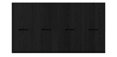 Gloam Quad Natural Veneer Wardrobe