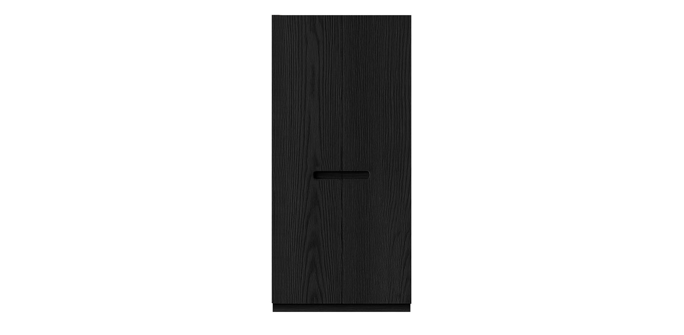Gloam Single Natural Veneer Wardrobe