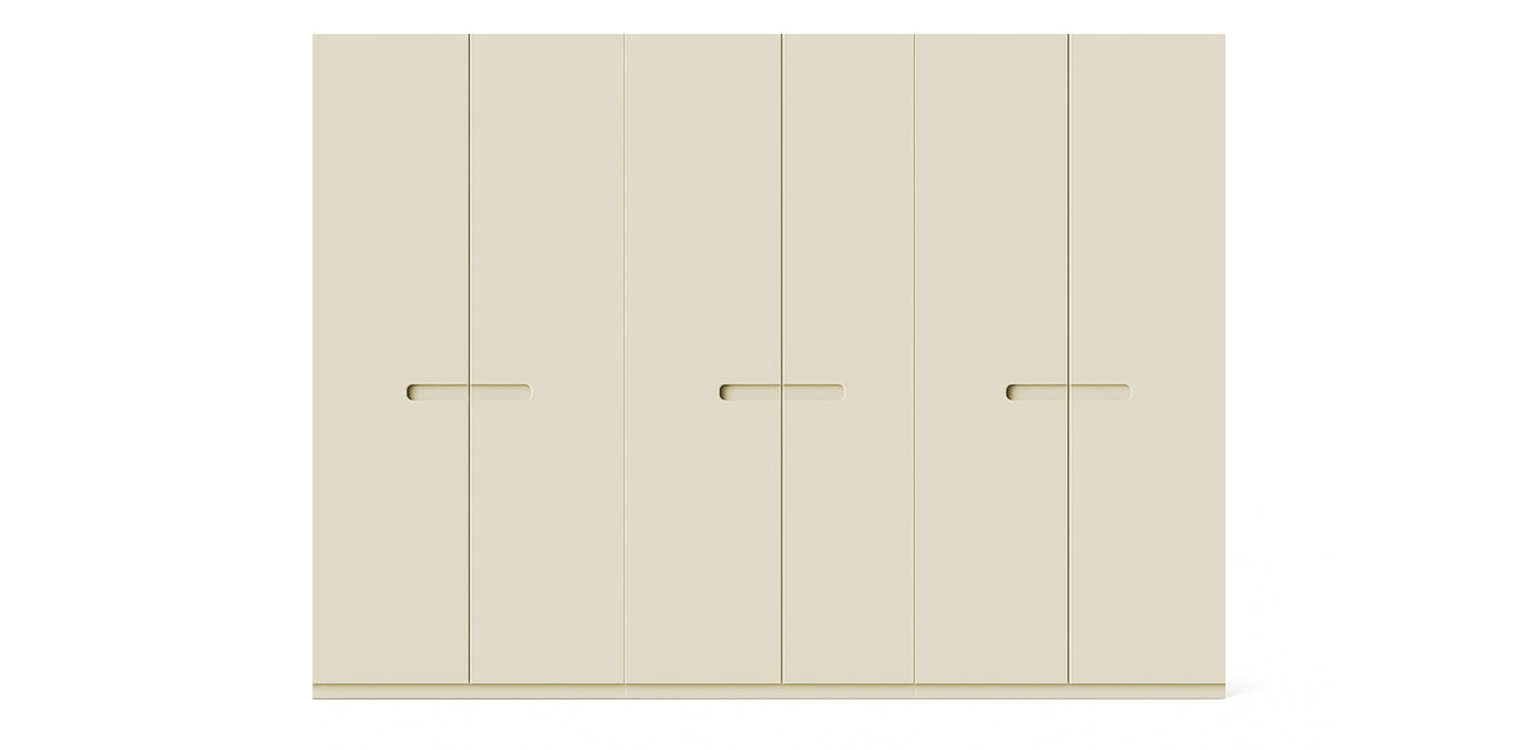Gloam Triple Lacquered Wardrobe